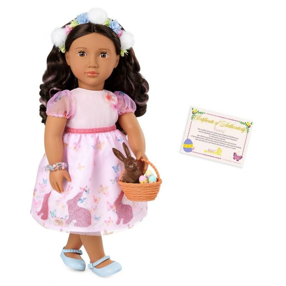 Our Generation Sunny Easter Collectible 18" Doll w/ Accessories